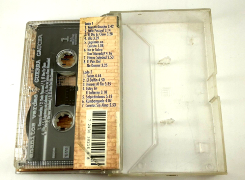 1996 Enanitos Verdes Guerra Gaucha Cassette Rare Tape Argentina Rock in Spanish - Picture 3 of 7