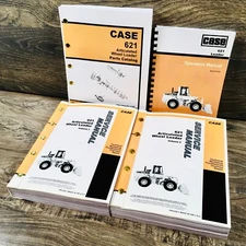 Case 621 Wheel Loader Service Manual Parts Catalog Operators Owners Repair Set