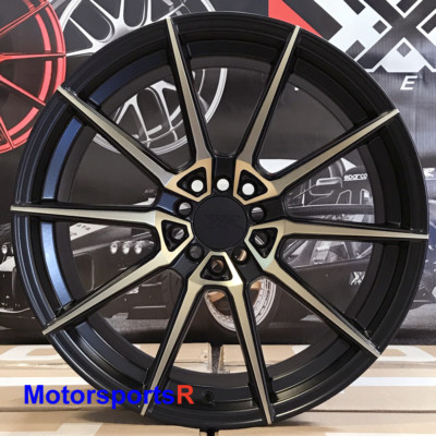 XXR 567 Wheels 18x8.5 20 Black Bronze Rims 5x100 Subaru BRZ Scion
