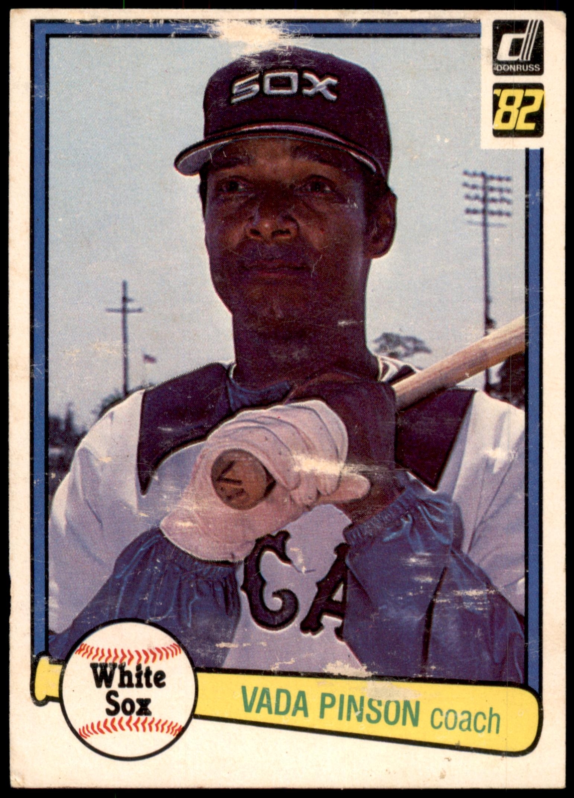 Vada Pinson #445 1982 Donruss
