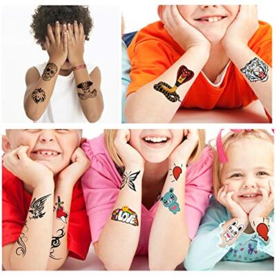96 PCS Tea Party Time Temporary Tattoos Themed 1st Birthday