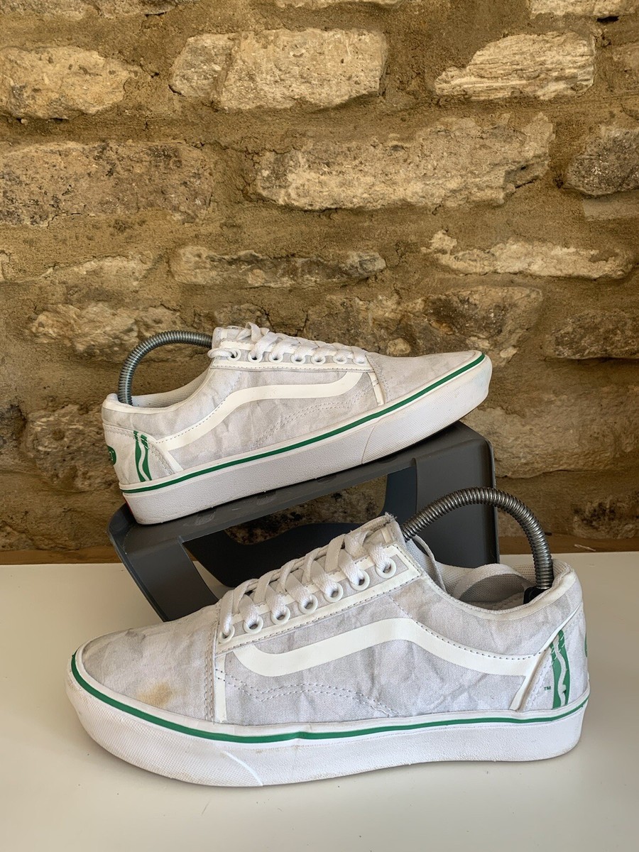 Vans Women’s X Crayola ComfyCush Old Skool Shoes White RRP £90 Size UK 