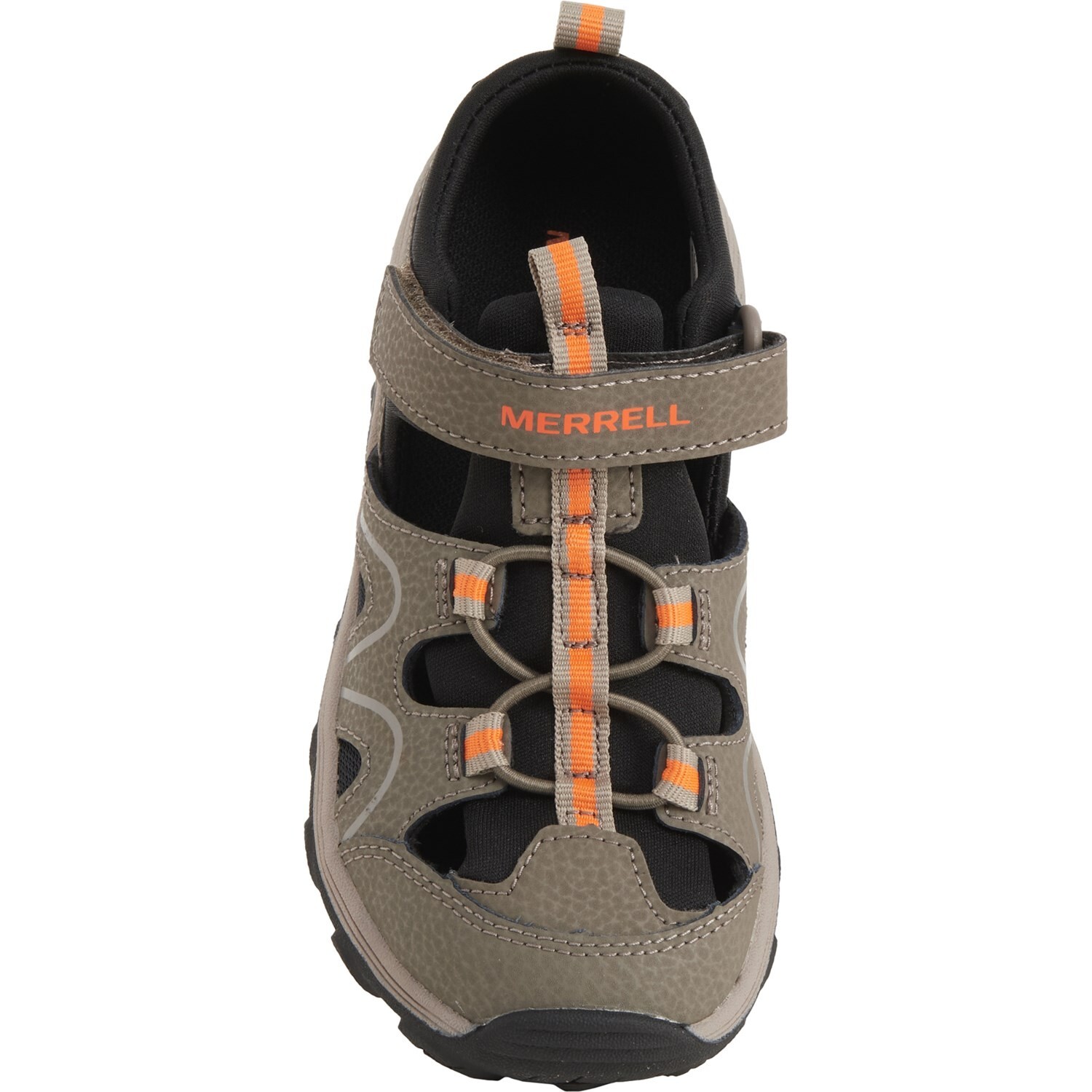 NUOVO Merrell Hydro Teton Gunsmoke Orange scarpa sandalo escursionista ragazzo taglia 11 bambino