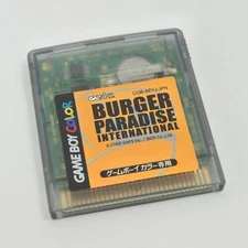 Gameboy Color BURGER PARADISE INTERNATIONAL Cartridge Only Nintendo 0744 gbc
