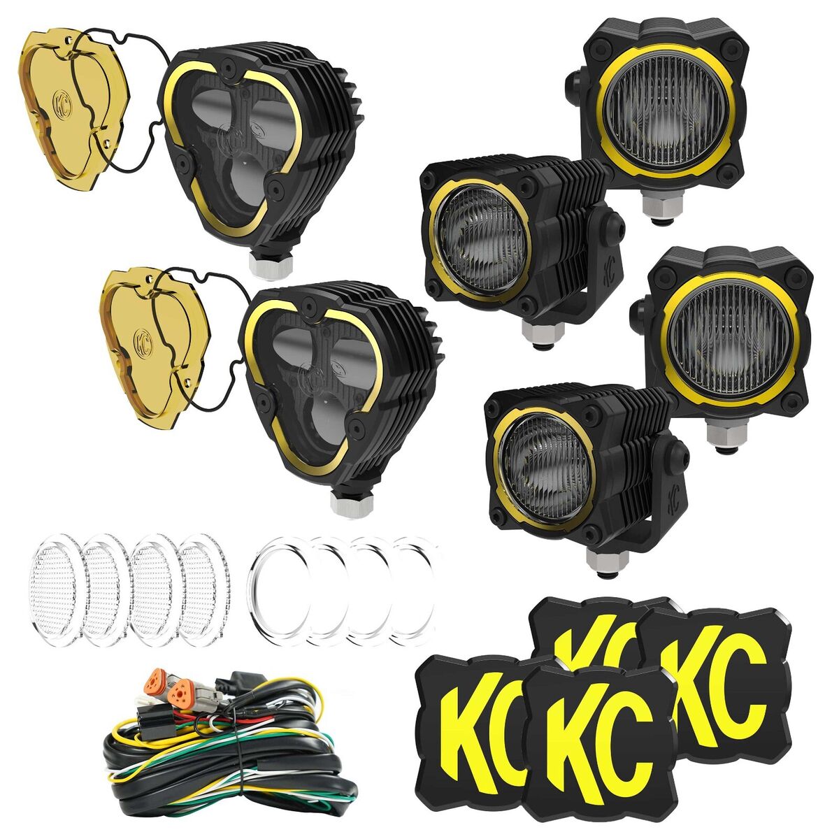 KC HiLites 2021-2024 Fits Ford Bronco GEN6 Hybrid Front KC HiLites 2021-2024 Fits Ford Bronco GEN6 Hybrid Front