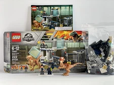 LEGO 75927 Jurassic World Stygimoloch Breakout 100% Complete w Box *Retired*
