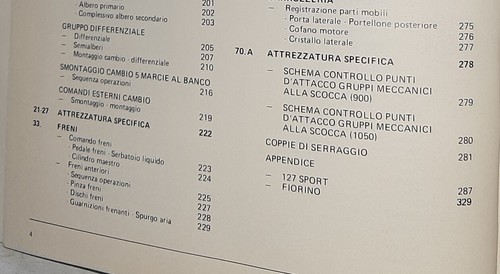 Manuale di Assistenza Tecnica Originale per Fiat 127- 127 Sport 75HP - Foto 4 di 7