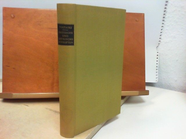 Voltaire : Kritische und satirische Schriften Horst, Karl August (Übers.), Joach - Horst, Karl August (Übers.), Joachim Timm (Übers.) und Liselotte