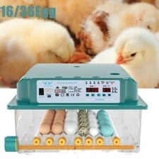 16/36 Eggs Incubator Automatic Digital Turner Hatcher Chicken Egg Temp Control