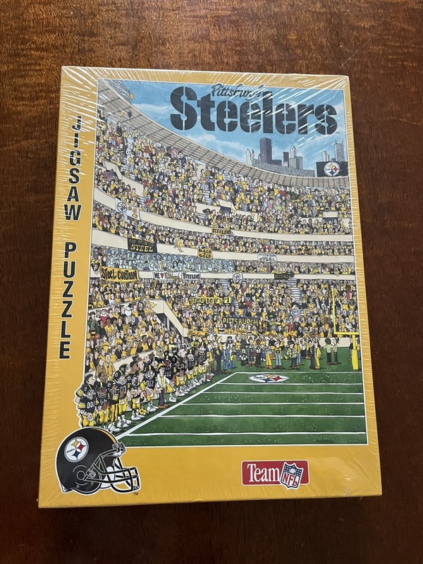 Pittsburgh Steelers Fandemonium! 513 pc. Jigsaw Puzzle - Buffalo Games 1994 NEW