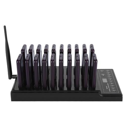 Wireless Restaurant 999CH Queuing Calling System:1*Transmitter+20*Coaster Pager - Photo 11/24