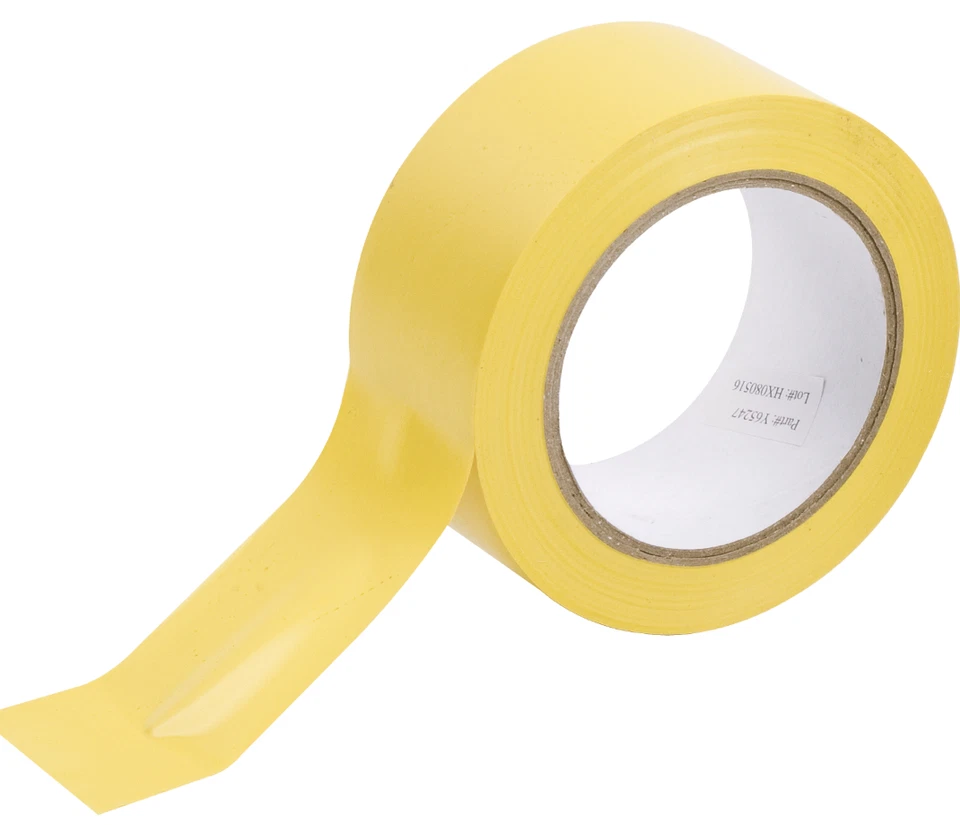 NEW! BRADY FLOOR AISLE MARKING TAPE B726, YELLOW, 2" x 108'