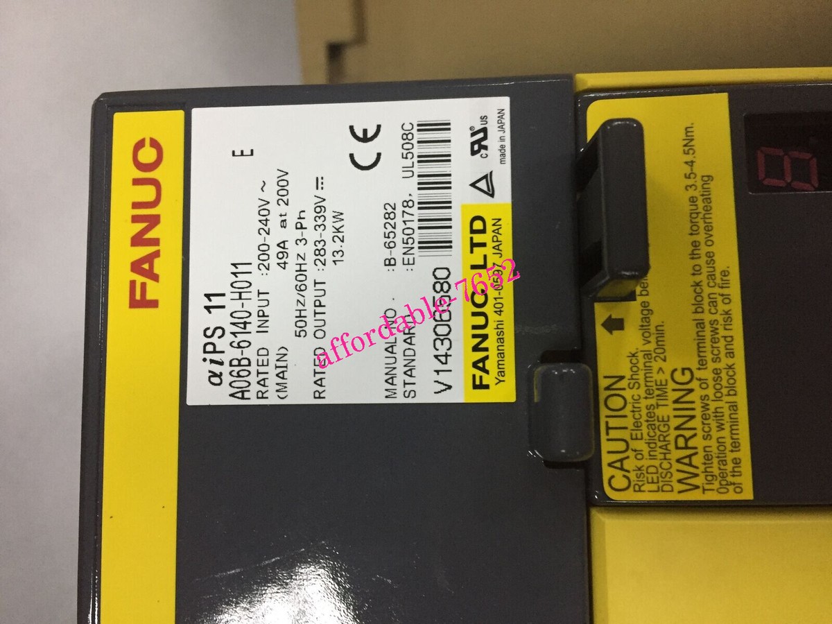 FANUC A06B-6140-H011 Servo Amplifier Brand New Fastshipping FANUC A06B-6140-H011 Servo Amplifier Brand New Fastshipping