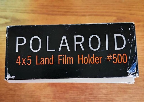Vintage MCM 1950s Polaroid Land Film Holder 4x5 Polaroid Land Film Model 500 Box - Picture 7 of 8