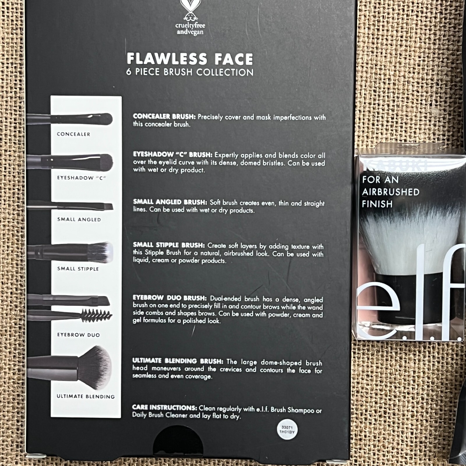 Elf Flawless Face Makeup Brushes Set & Beauty Sponge NEW eBay