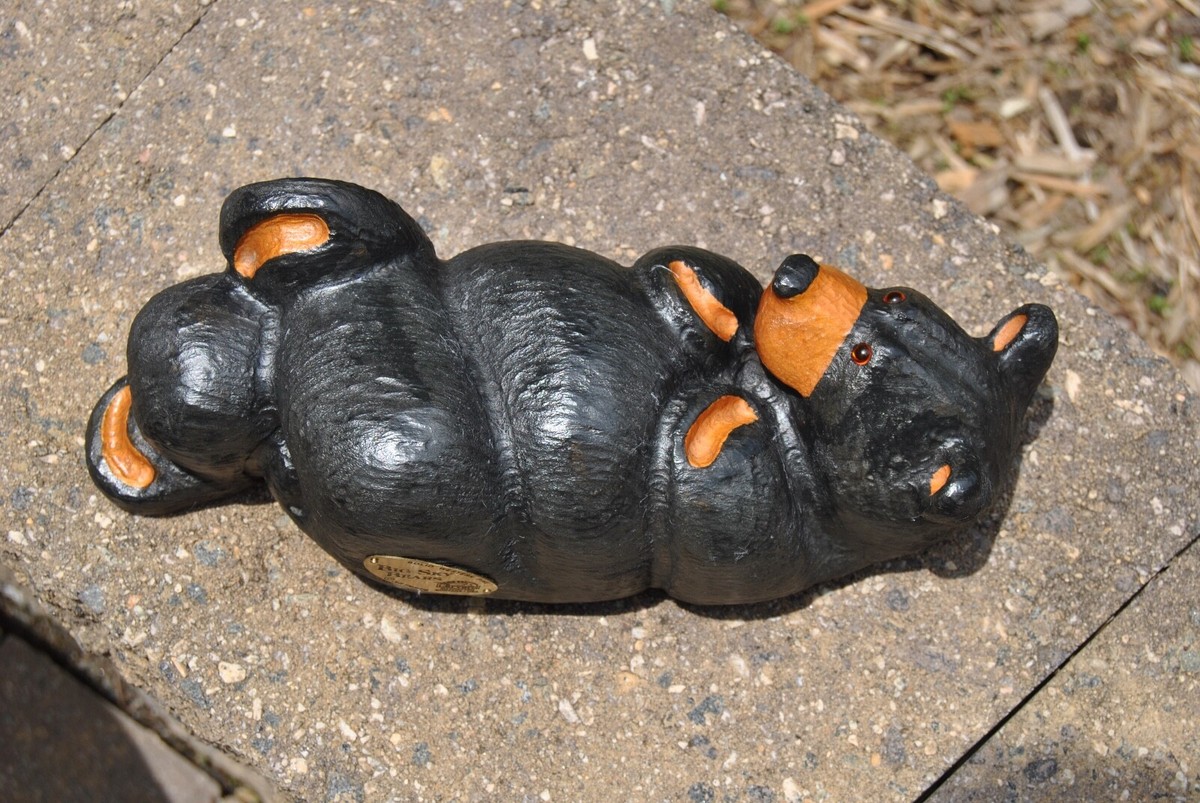 Big Sky Bears Carved Pine Jeff Fleming Lounging Relaxing