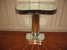 JAFFE Vintage Mirrored Bed Side Jewellery Perfume Hallway Phone Table Mirror