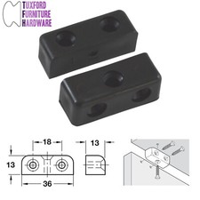 BLACK MODESTY BLOCK SCHRANK & REGAL BEFESTIGUNG Möbelverbinder Joint Fix-It