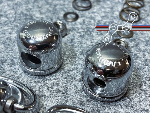 NOS Campagnolo Nuovo Super Record Quick Release Skewers Barrel Nuts Spare Kit - Picture 4 of 5