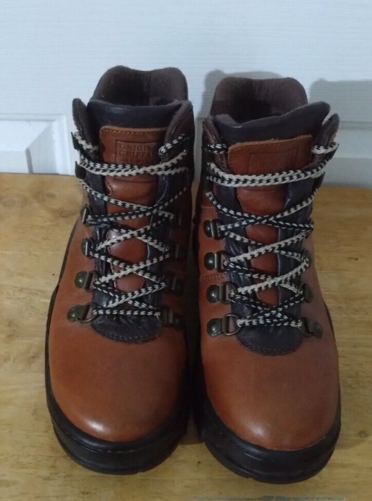 Original GRIPFAST Alpine Brown Leather Women's Walking Hiking Boots UK