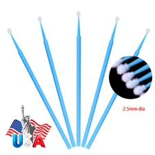 Dental Micro Brush Disposable Materials Tooth Applicators Regular Blue 2.5mm sl