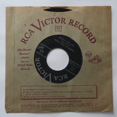 PEREZ PRADO MAMBO DE PARIS, MONA LISA VINYL 45 RCA VG 10-138
