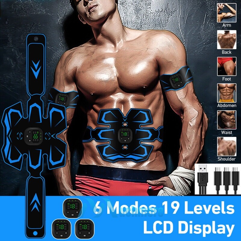 Estimulador Muscular Eléctrico Maquina Para Abdominales Estimulador Abdominal US