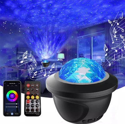 LED Night Light Projector Starry Sky Night Galaxy Projector with Speaker