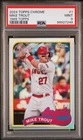 2024 Topps Chrome 1989 Mike Trout #1 Angels PSA 9 MINT 🔥🔥🔥