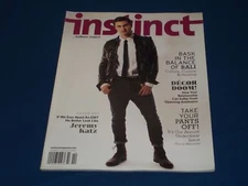 2011 OCTOBER INSTINCT MAGAZINE - JEREMY KATZ FRONT COVER - H 9269