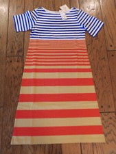 NEW w/tag UNIQLO Japan x MARNI Short Sleeves Dress Boader Stripe JAPANESE-M