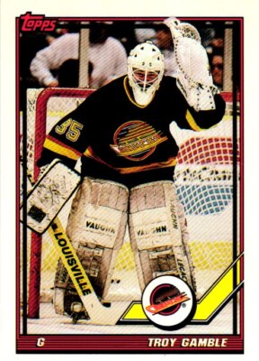 1991-92 Topps #446 Troy Gamble