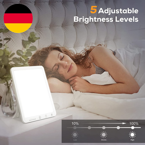 Tageslichtlampe, Tageslichtleuchte10000 Lux Tageslicht, LED Sonnenlicht Daylight - Bild 3 von 12