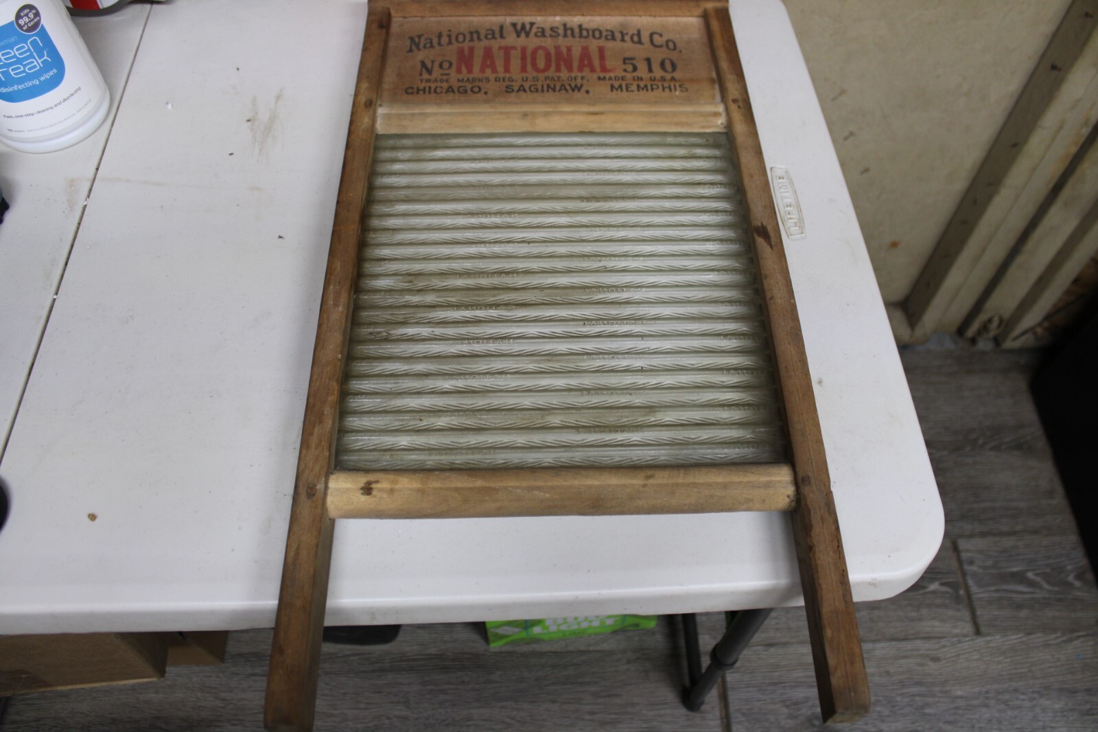 Vintage Washboard from National Washboard Co No. 510 eBay