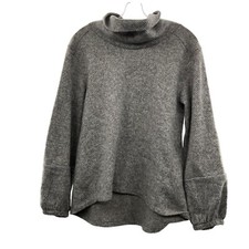 Dylan Women's Cowl Neck Pullover Sweater Gray Size Small