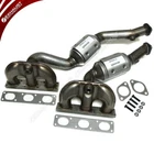 BMW 325i 2.5L Manifold Catalytic Converters 2001-2005 Front and Rear 2 Pieces