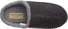 Deer Stags Men's Slipperooz Nordic Slippers Color Black Size 10 Style NORDICTW