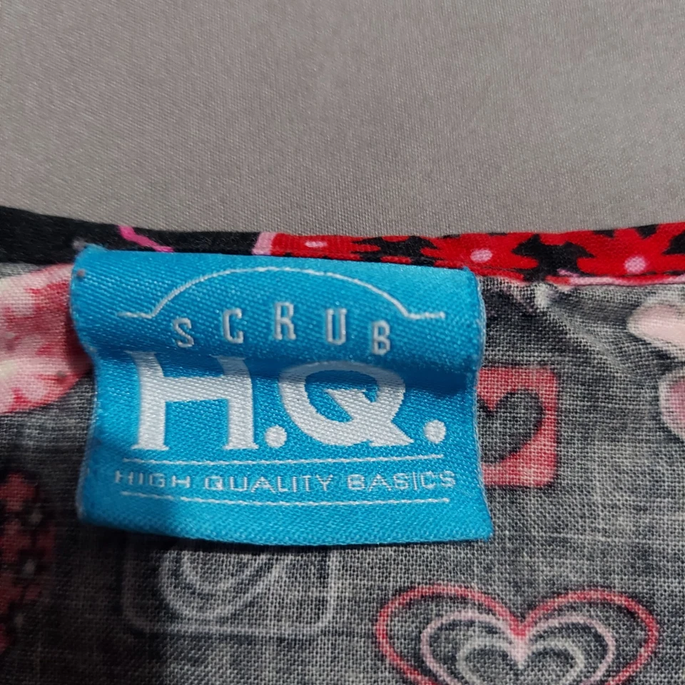 Exfoliantes H.Q. SCRUBS TOP Mujer Talla XL Cuello en V Uniforme Médico Dental Foto 3 de 4