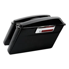 Vivid Black Hard Saddlebags Bags Fit For Harley Road Glide Road King 1994-2013
