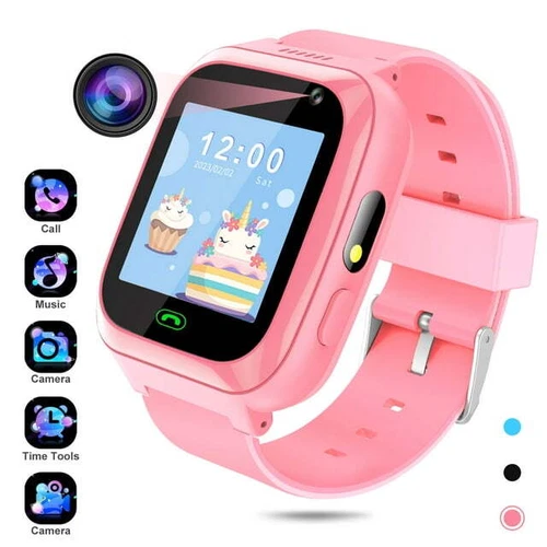 Smart Watch for Kids with Call Camera Video Game Boys Girls Phone Watches Gifts - Picture 2 of 30