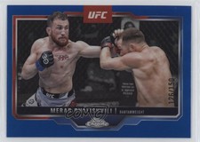 2025 Topps Chrome UFC Blue Refractor 126/150 Merab Dvalishvili #118 0fo5