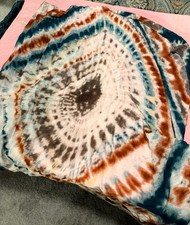 Ruggine Multicolor Tie Dye Viscose Kimono Bohemian Women