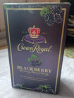 Empty Clear Glass Crown Royal Blackberry 750ML Liquor Bottle Purple Bag Box Set — photo 5