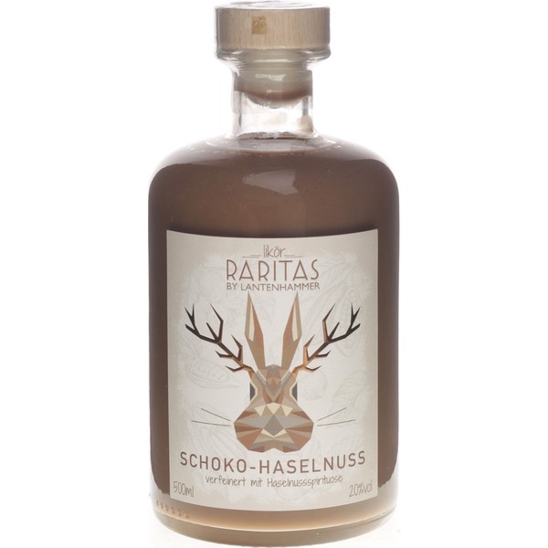 Lantenhammer Raritas Schoko Haselnuss Liqueur 0,5 Liter 20 % Vol.-image