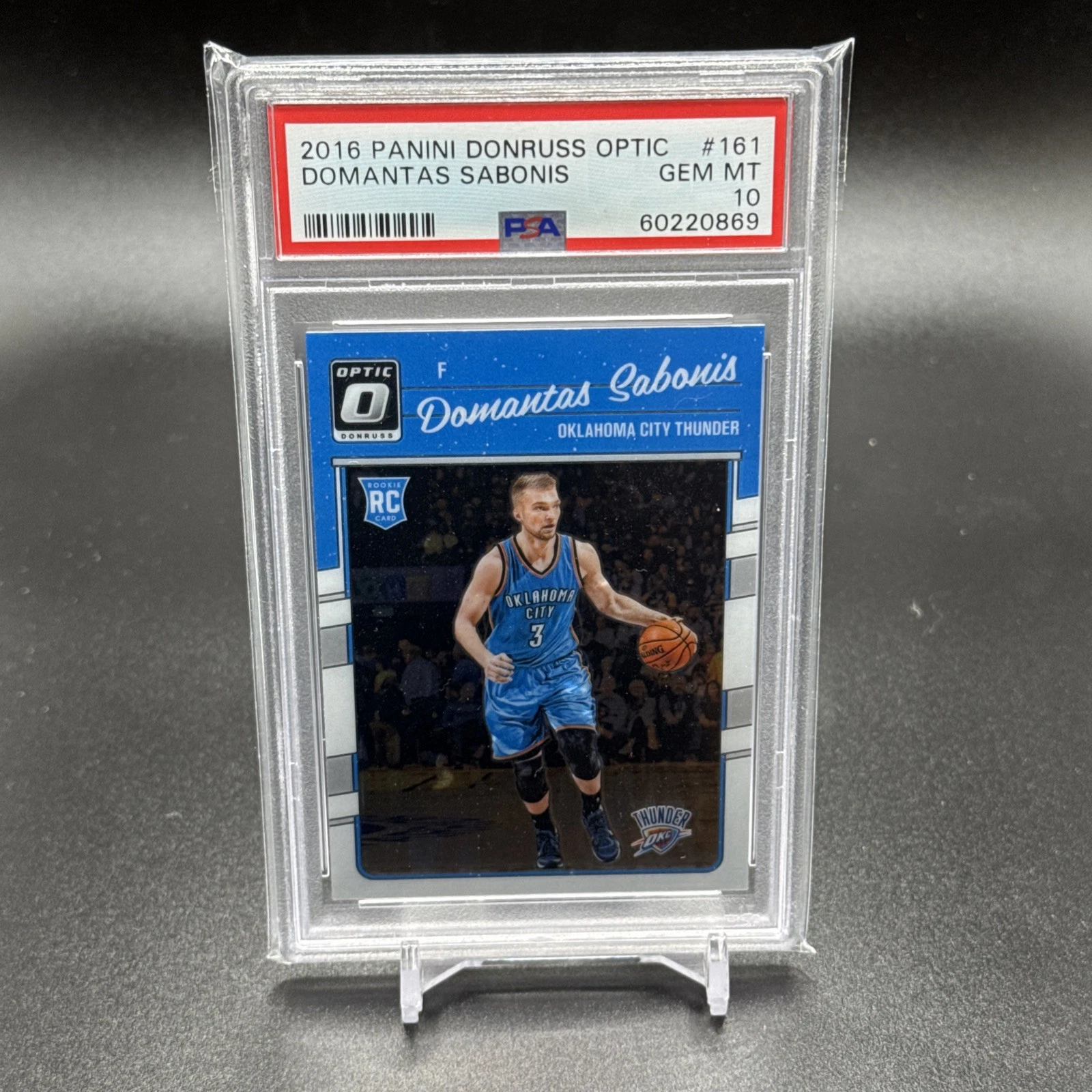 Domantas Sabonis trading card