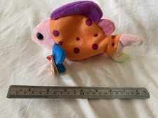 Ty Beanie Baby Lips the Fish 1999 Retired with All Tags Excellent Condition