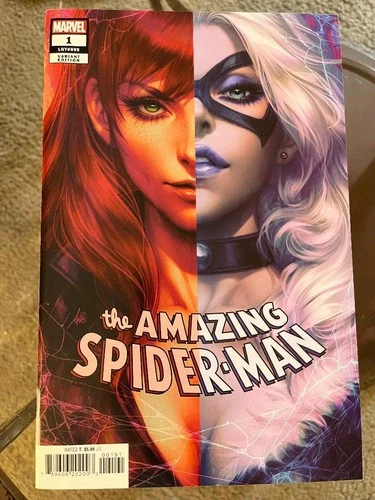 AMAZING SPIDER-MAN #1 Mary Jane & Black Cat Variant Cover NM!