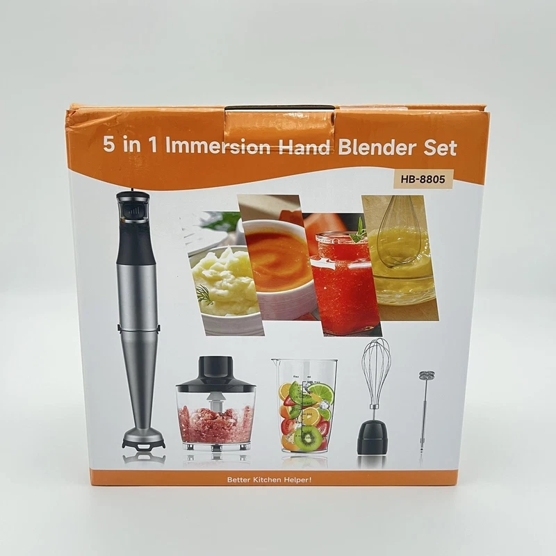 5-in-1 1100W immersion blender set
