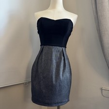 Vintage Guess Bandeau Dress, Size S – New, Back Zipper