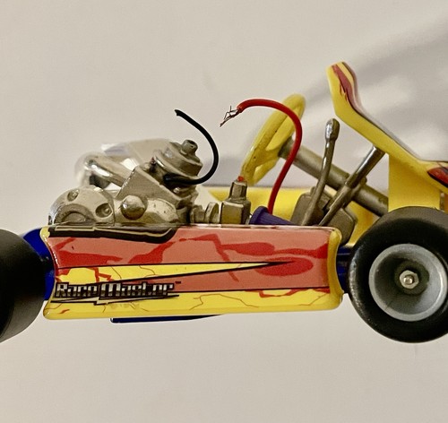 Vintage Die Cast Go Cart Rare Tony Kart Tech Deck-style 1:24 Scale Race Car - Picture 6 of 7